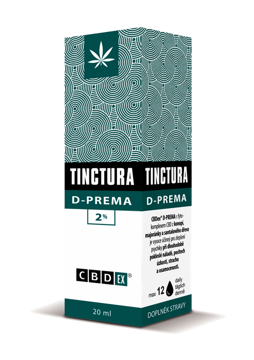 CBDex CBD Tinctura D-Prema 2% 20ml 