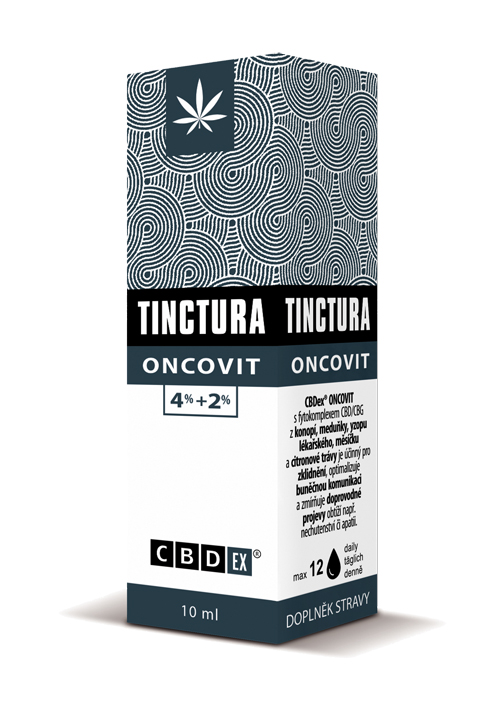 CBDex CBD Tinctura Oncovit 4%+2% 10ml 