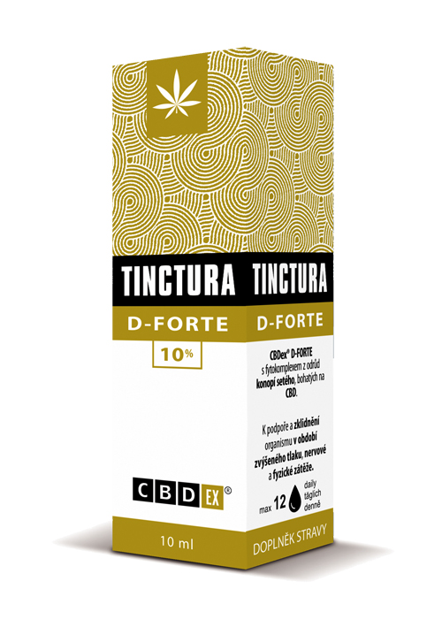 CBDex CBD Tinctura D-Forte 10% 10ml 