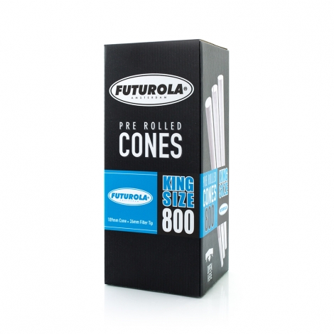 King Size PRE-ROLLED Cones 800ks FUTUROLA