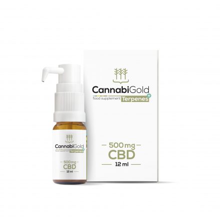 Cannabigold Terpenes CBD a terpenmi v oleji 500 mg 12ml