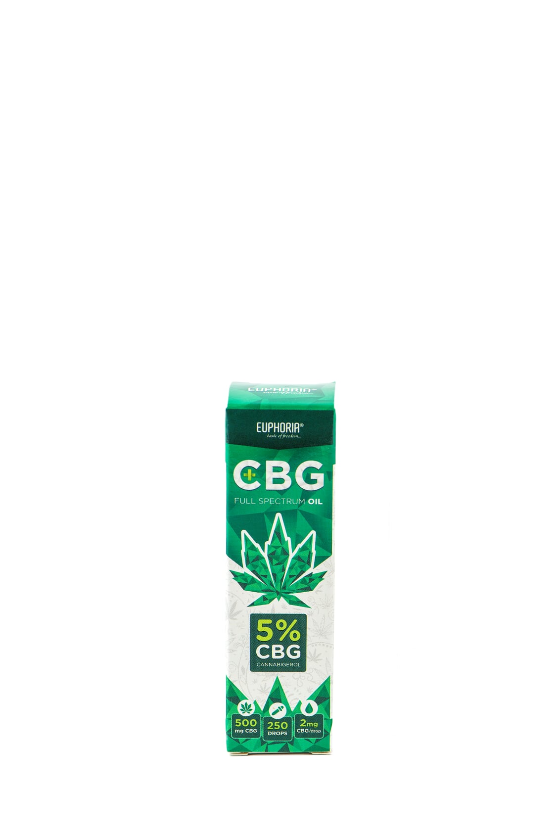 CBG olej full spectrum 5% 500mg 10ml EUPHORIA