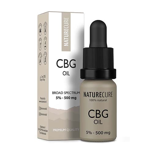 CBG BROAD SPECTRUM olej 5% 500mg 10ml NATURE CURE