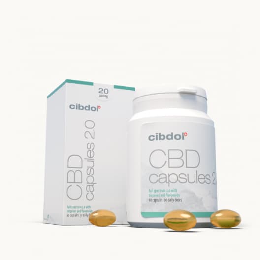 Cibdol CBD softgels kapsule 20% 2000mg 60ks 