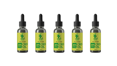 CBD olej full spectrum 20% 2000mg 10ml 5ks GREEN FAIRY