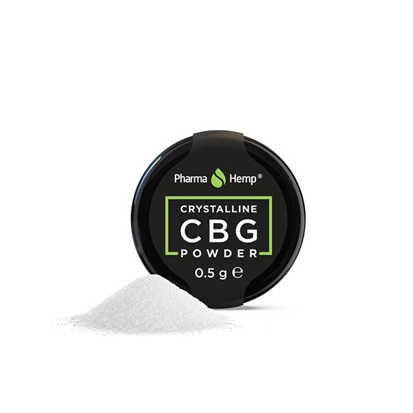 CBG kryštalický prášok 97,5% 0,5g Pharma Hemp