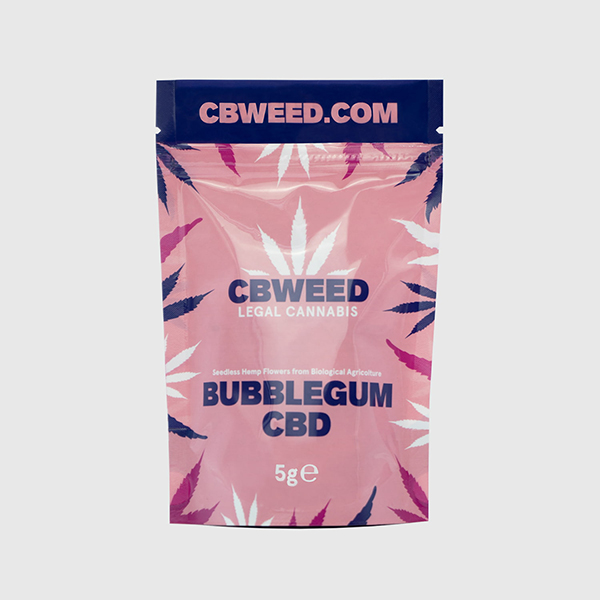 CBWEED CBD konopný kvet Bubblegum 5g 