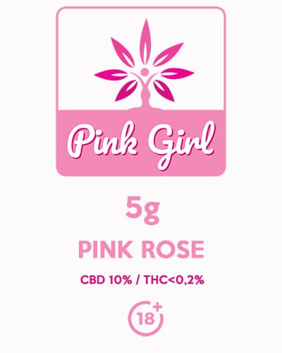 CBD konopný kvet weed PINK ROSE 5g PINK GIRL